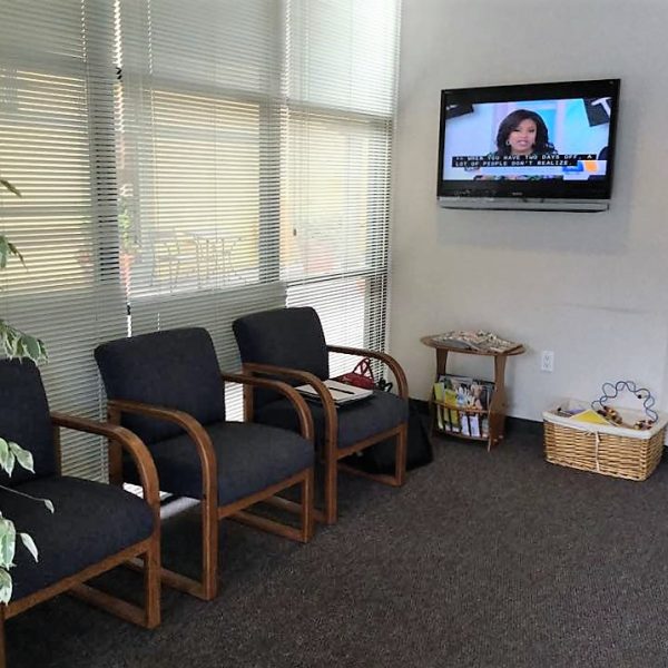 waiting area tv chairs